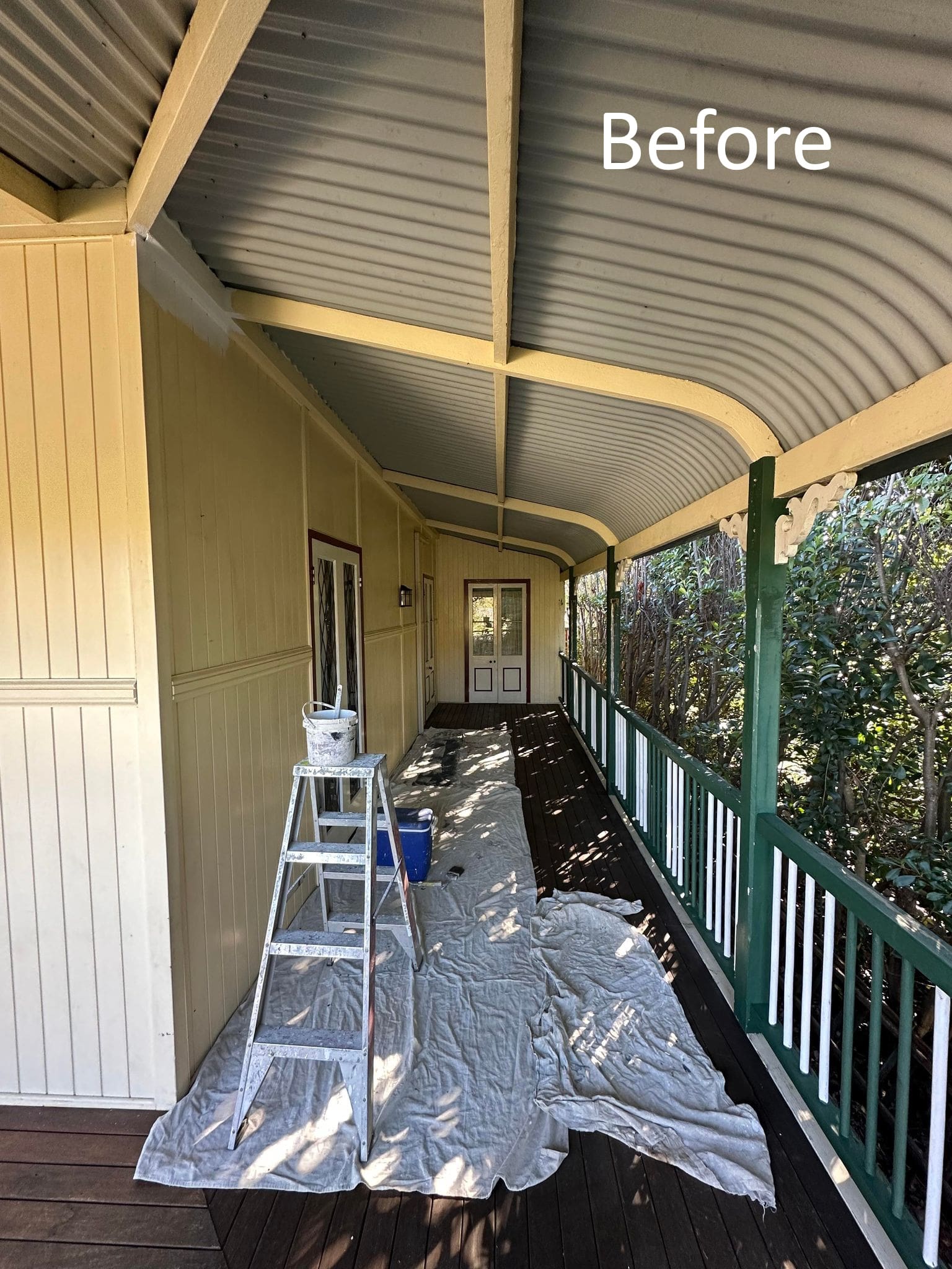 verandah before - Stanthorpe Painters